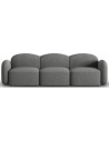 Blair 3-personers sofa i chenille B272 x D87 cm - Mørkegrå melange