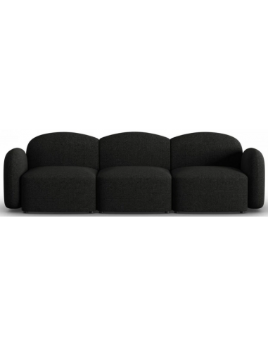 Blair 3-personers sofa i chenille B272 x D87 cm – Sort melange