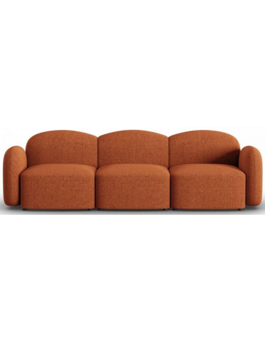 Blair 3-personers sofa i chenille B272 x D87 cm – Terracotta melange