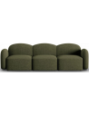 Blair 3-personers sofa i chenille B272 x D87 cm - Grøn melange