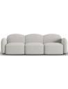 Blair 3-personers sofa i chenille B272 x D87 cm - Sølvgrå melange