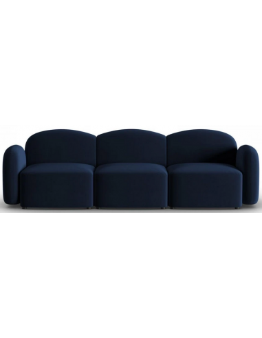 Blair 3-personers sofa i velour B272 x D87 cm – Blå