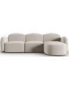 Blair højrevendt chaiselongsofa i velour B272 x D87 - 155 cm - Beige