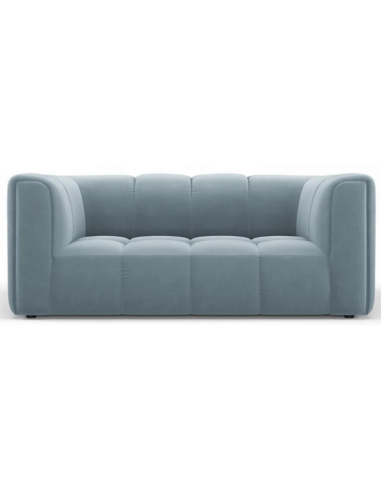Serena 2-personers sofa i velour B166 x D96 cm – Lyseblå