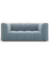 Serena 2-personers sofa i velour B166 x D96 cm - Lyseblå
