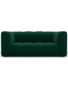 Serena 2-personers sofa i velour B166 x D96 cm - Flaskegrøn