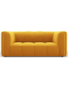 Serena 2-personers sofa i velour B166 x D96 cm - Gul