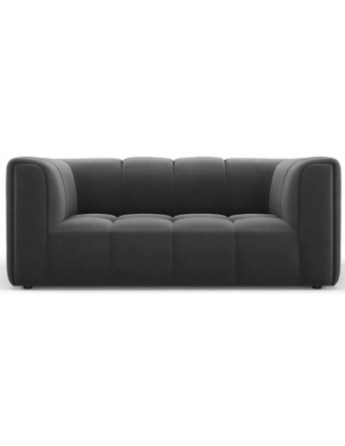 Serena 2-personers sofa i velour B166 x D96 cm – Grå