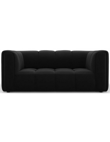 Serena 2-personers sofa i velour B166 x D96 cm – Sort