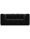 Serena 2-personers sofa i velour B166 x D96 cm - Sort