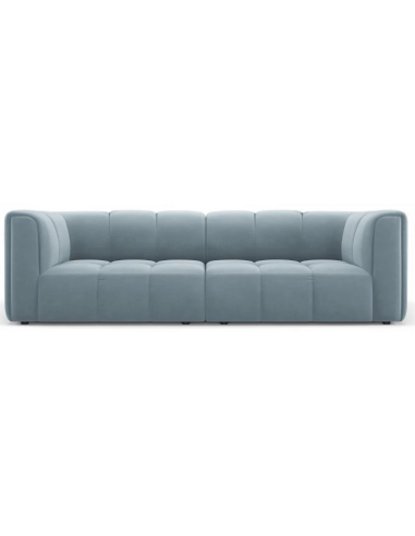 Serena 3-personers sofa i velour B226 x D96 cm – Lyseblå