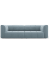 Serena 3-personers sofa i velour B226 x D96 cm - Lyseblå