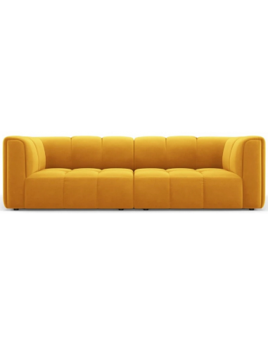 Serena 3-personers sofa i velour B226 x D96 cm – Gul