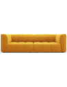 Serena 3-personers sofa i velour B226 x D96 cm - Gul