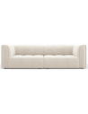 Serena 3-personers sofa i velour B226 x D96 cm - Lys beige