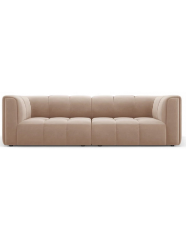 Serena 3-personers sofa i velour B226 x D96 cm – Beige