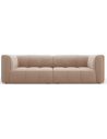 Serena 3-personers sofa i velour B226 x D96 cm - Beige