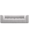 Serena 3-personers sofa i velour B226 x D96 cm - Sølvgrå