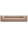 Serena 4-personers sofa i velour B286 x D96 cm - Beige