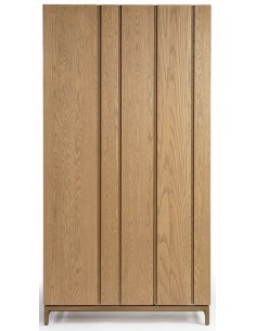 Klædeskab i egetræ og metal...