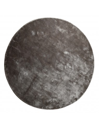 Billede af Flavia rundt tæppe i viskose Ø160 cm - Grå