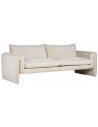 Sandro 3-personers sofa i chenille B230 cm - Cremehvid