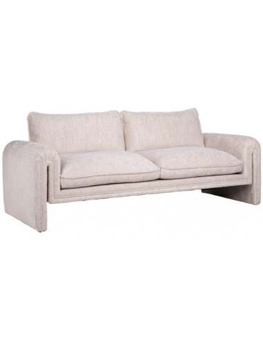 Se Sandro 3-personers sofa i polyester B230 cm - Creme hos Lepong.dk