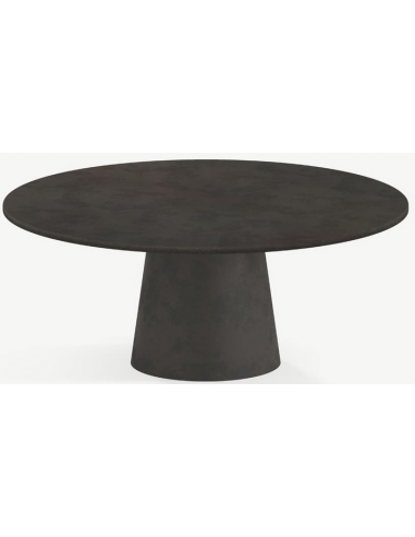 Billede af Elza rundt spisebord i mortex Ø120 cm - Sort