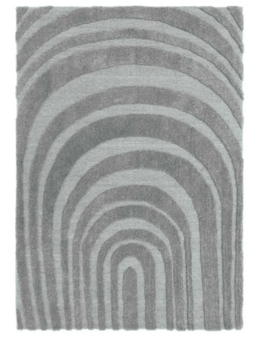 Maze tæppe i uld 230 x 160 cm - Grå