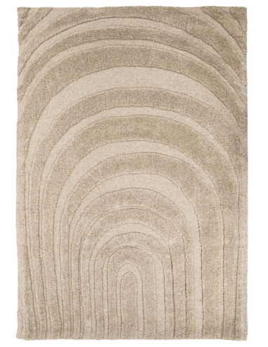 Maze tæppe i uld 230 x 160 cm - Beige