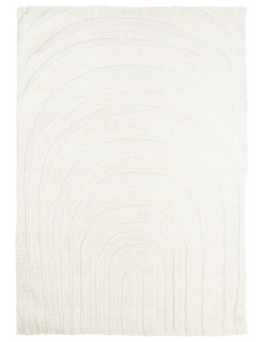 Maze tæppe i uld 230 x 160 cm - Offwhite