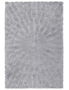 Sunburst tæppe i bomuld 230 x 160 cm - Grå