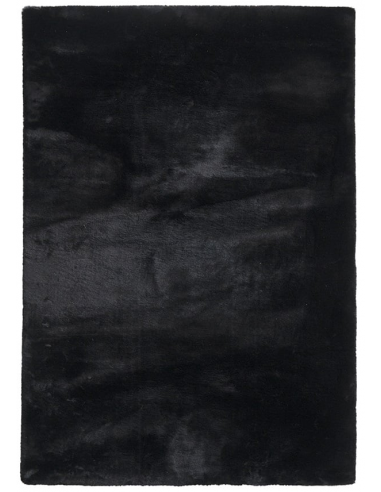 Se Zena tæppe i polyester 230 x 160 cm - Sort hos Lepong.dk