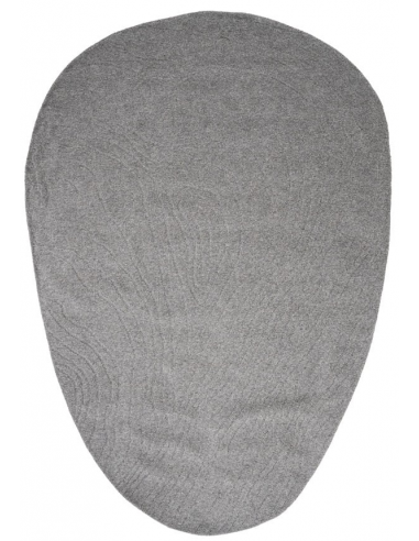 Billede af Pebble tæppe i uld 290 x 190 cm - Grå