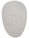 Pebble tæppe i uld 290 x 190 cm - Lysegrå