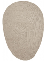 Pebble tæppe i uld 290 x 190 cm - Beige