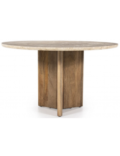 Rundt spisebord marmor