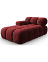 Bellis venstrevendt daybed i velour B155 cm - Mørkerød