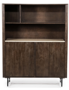 Lio Vitrineskab i mangotræ...