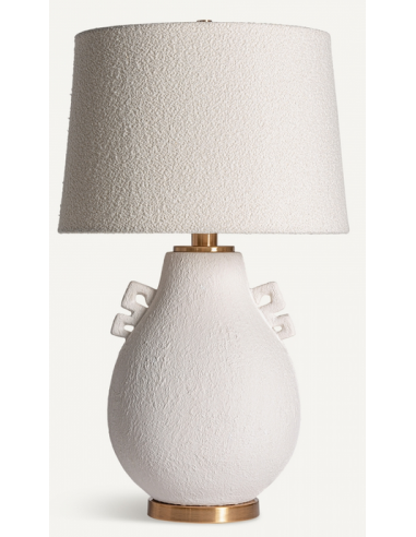 Bordlampe i keramik og polyester H81...