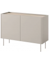 DESIN Sideboard med hylderum i MDF og metal B120 cm - Cashmere/Eg