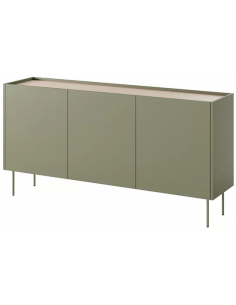 Sideboard skænk moderne grøn egetræ