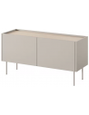 DESIN Tvbord med 1 skuffe i MDF og metal B120 cm - Cashmere/Eg