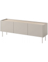 DESIN Tvbord med 6 hylderum i MDF og metal B170 cm - Cashmere/Eg