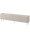 DESIN Tvbord med 2 skuffer i MDF og metal B220 cm - Cashmere/Eg