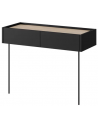 DESIN Konsolbord med 2 skuffer i MDF og metal B100 cm - Sort/Eg