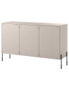 SONA Sideboard med 4 skuffer i MDF og metal B154 cm - Sort/Cashmere