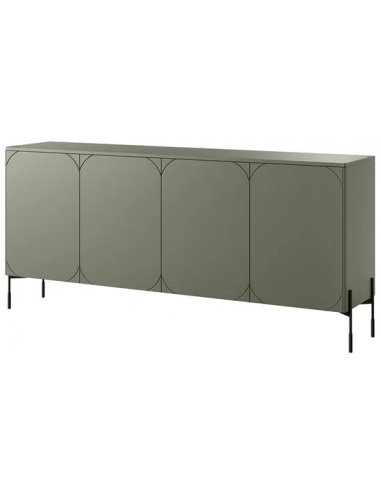 SONA Sideboard med 4 skuffer i MDF og...