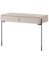 SONA Konsolbord med 2 skuffer i MDF og metal B104 cm - Sort/Cashmere