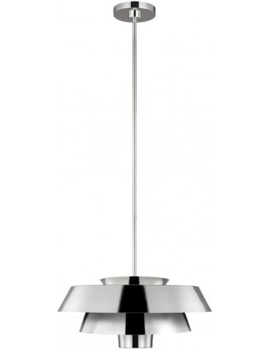 Billede af Brisbin Loftlampe i stål Ø45,7 cm 1 x E27 - Poleret nikkel